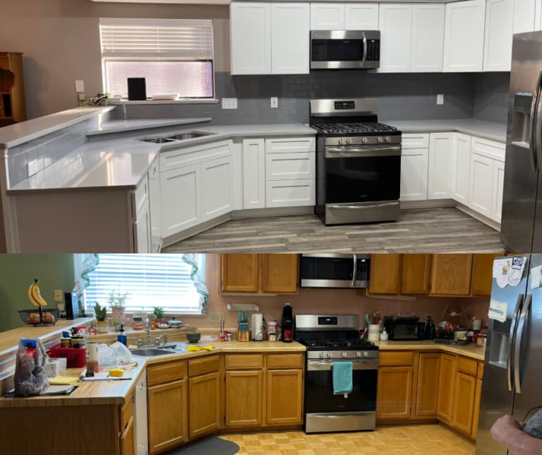 Kitchen remodeling project Frisco TX